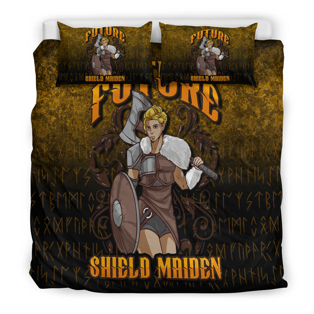 Viking Bedding Set Viking Future Shield Maiden