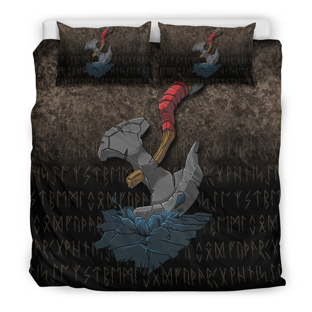 Viking Bedding Set Viking Axe Norse Mythology