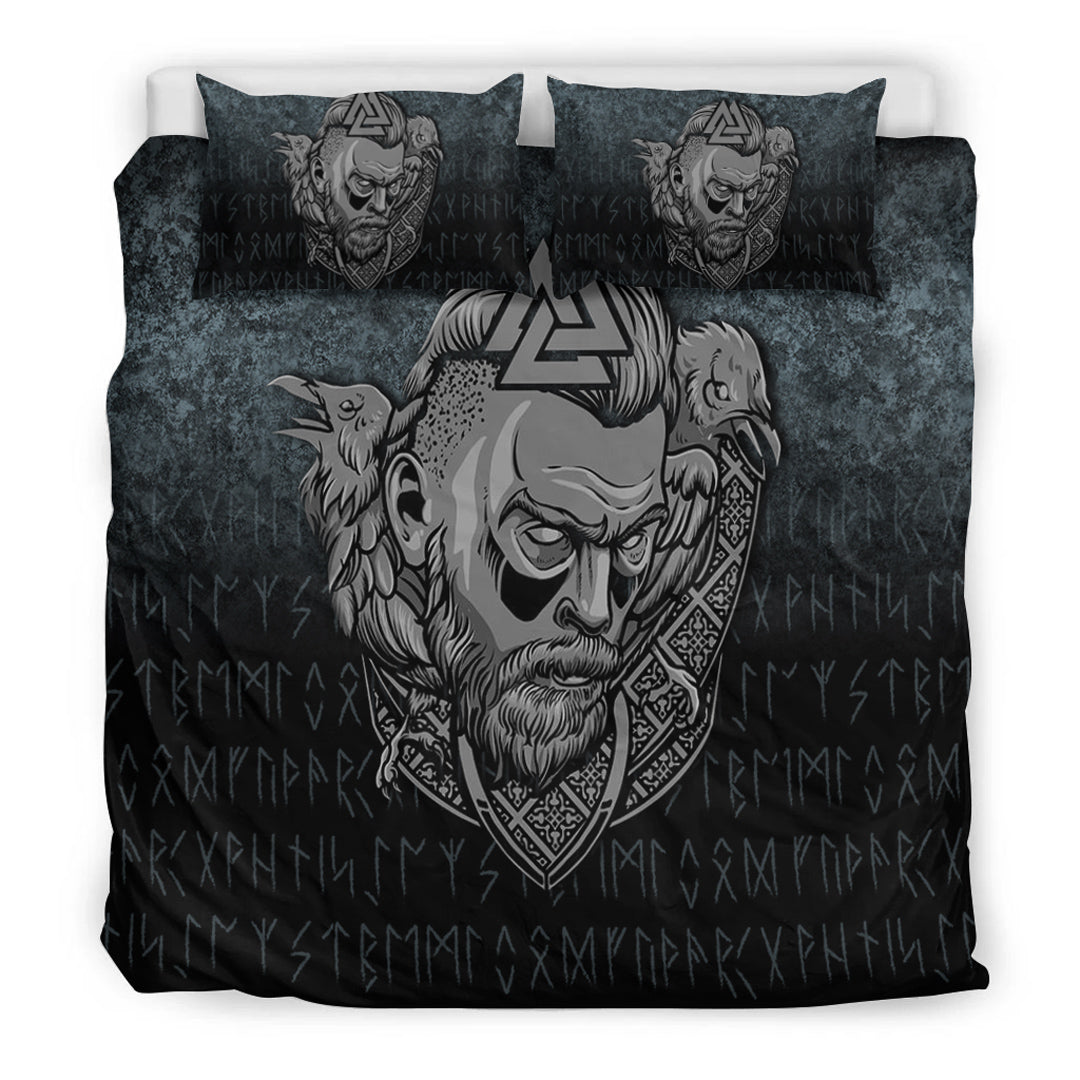 Viking Bedding Set Victory or Valhalla Warrior Ver01