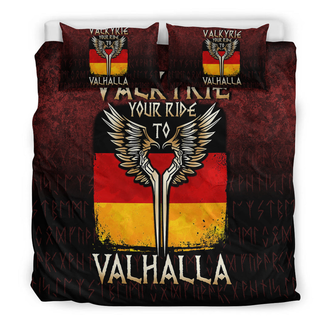 Viking Bedding Set Valkyrie Your Ride to Valhalla Germany