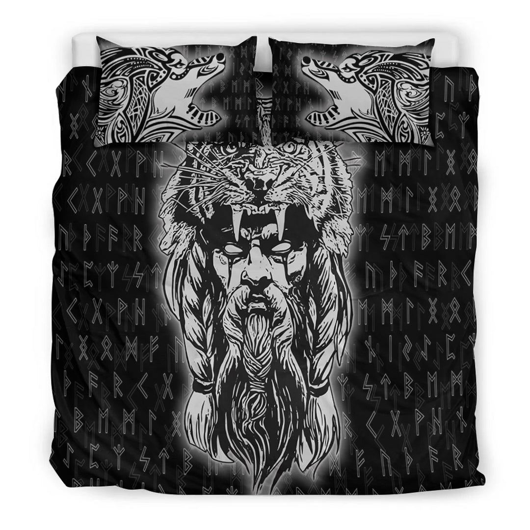 Viking Bedding Set Wolf Odin Viking Set