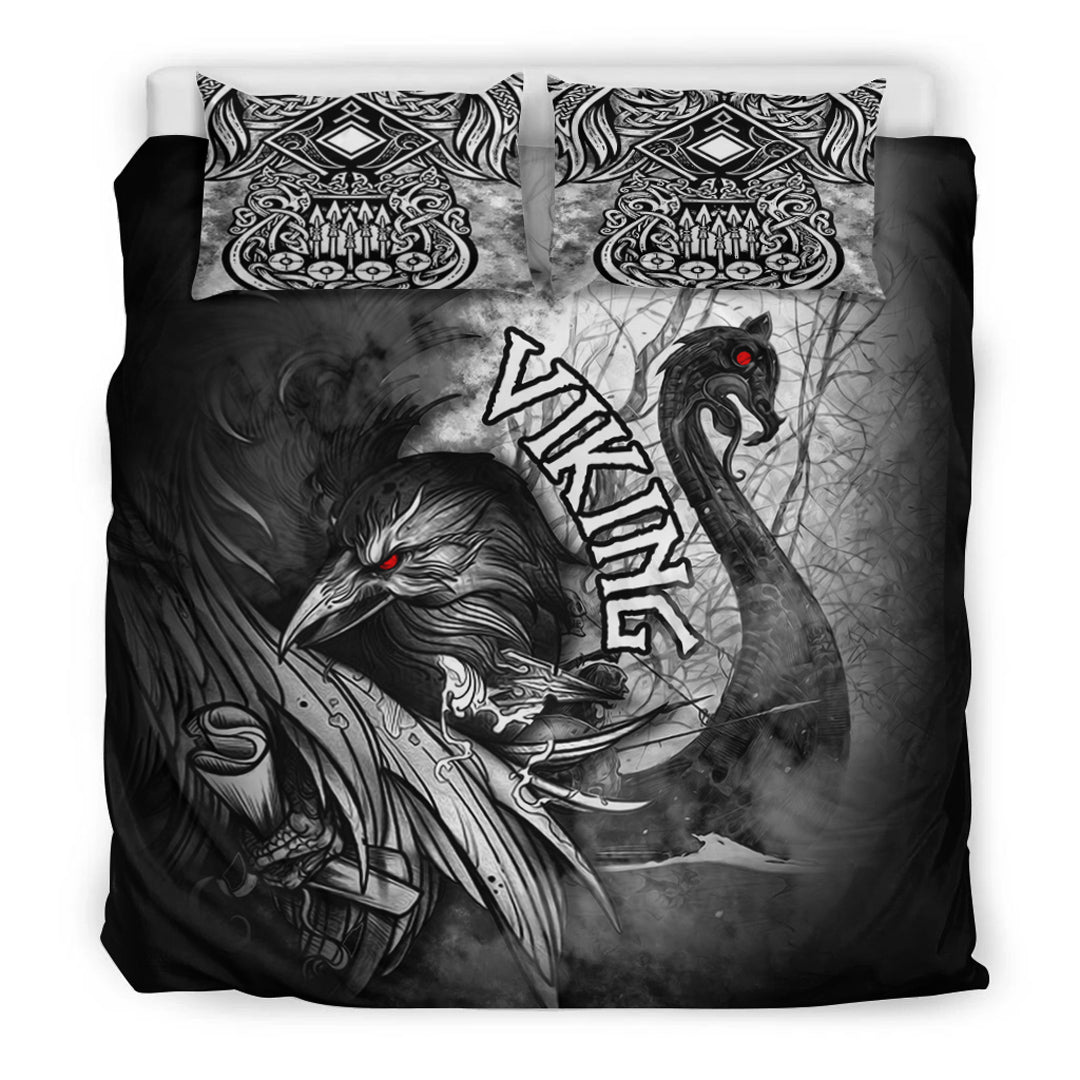 Viking Bedding Set Raven And Darkka