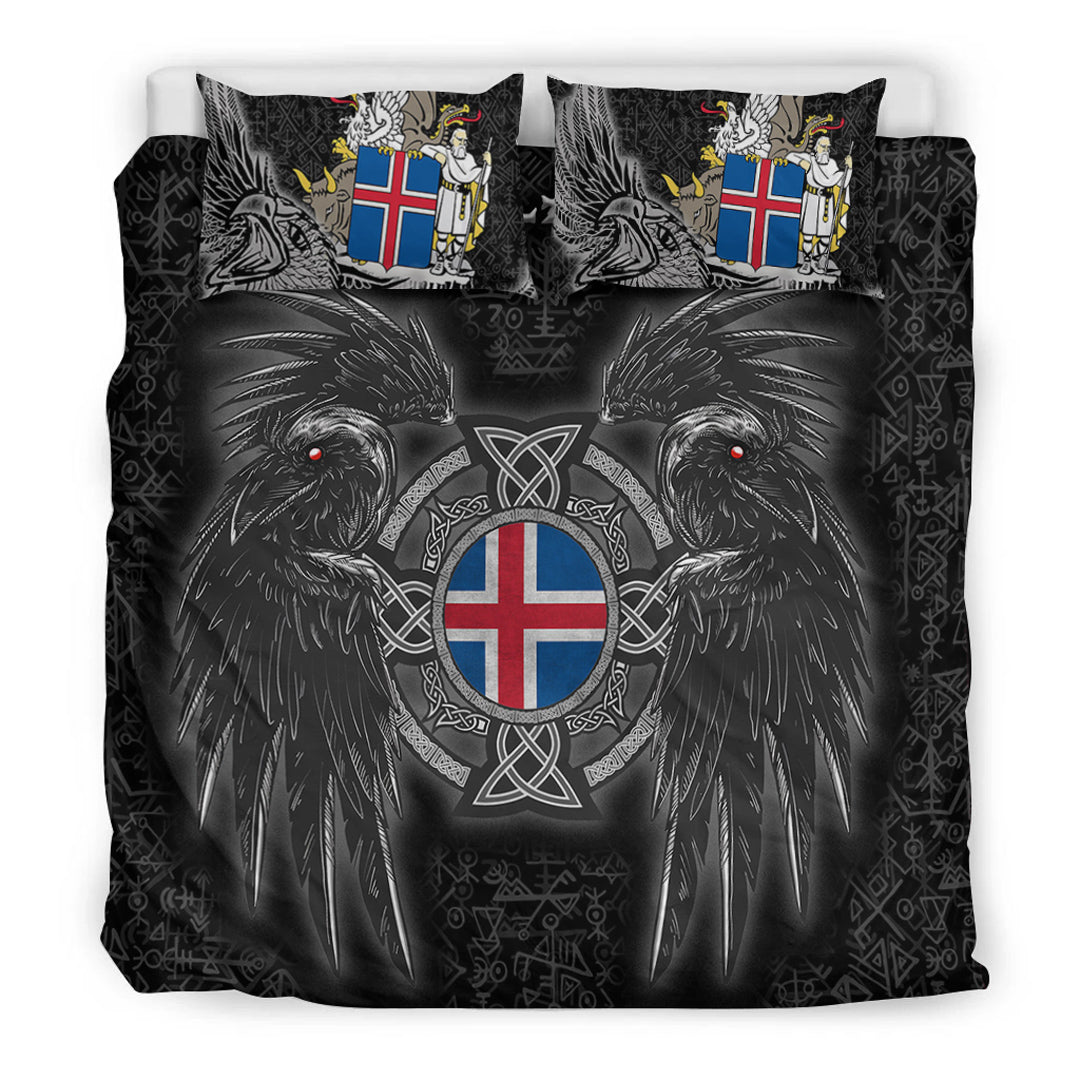 Viking Bedding Set Iceland Viking Raven