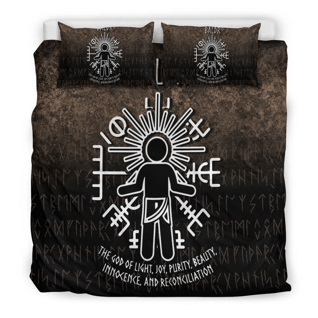 Viking Bedding Set Baldr God