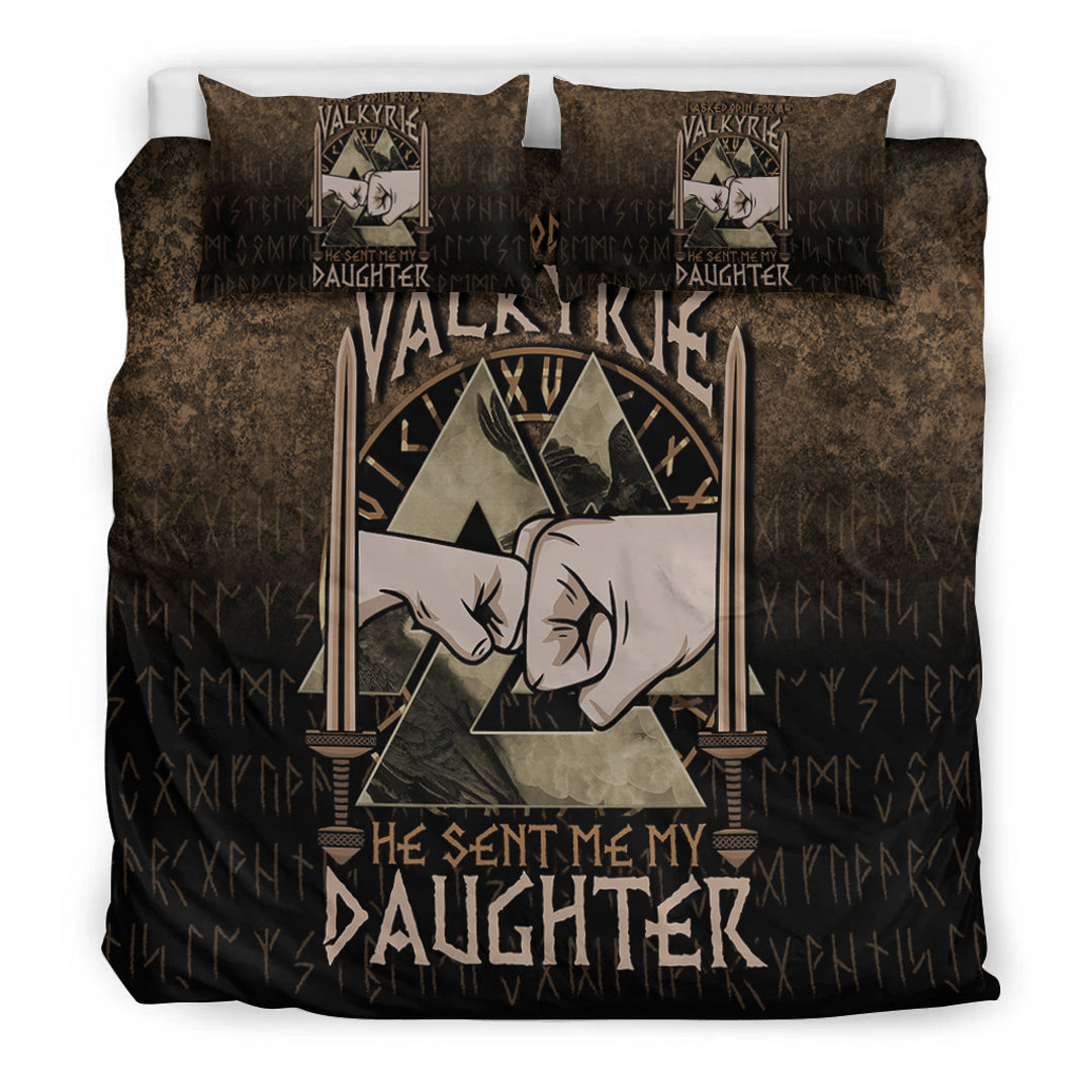 Viking Bedding Set I Asked Odin For A Valkyrie He Sent Me My Daughter