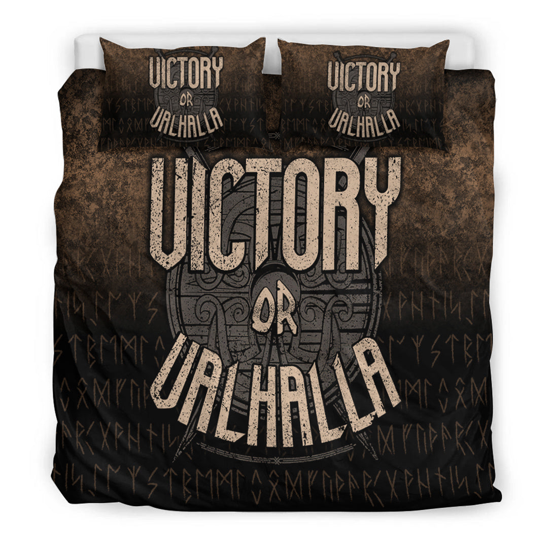 Viking Bedding Set Victory or Valhalla Ver03