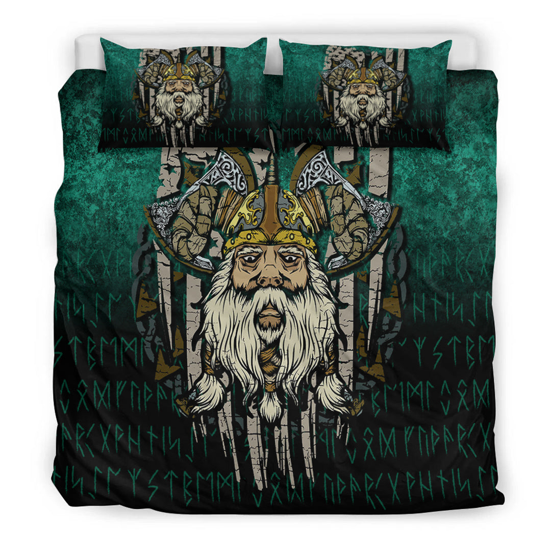 Viking Bedding Set America Odin