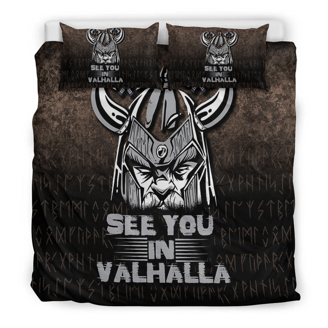 Viking Bedding Set See You In Valhalla Ver01