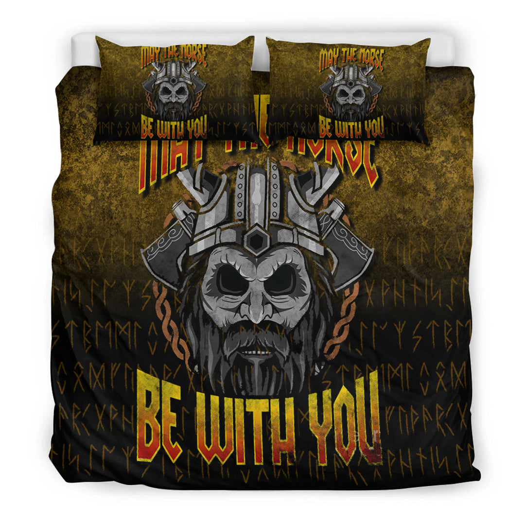 Viking Bedding Set May The Norse Be With You