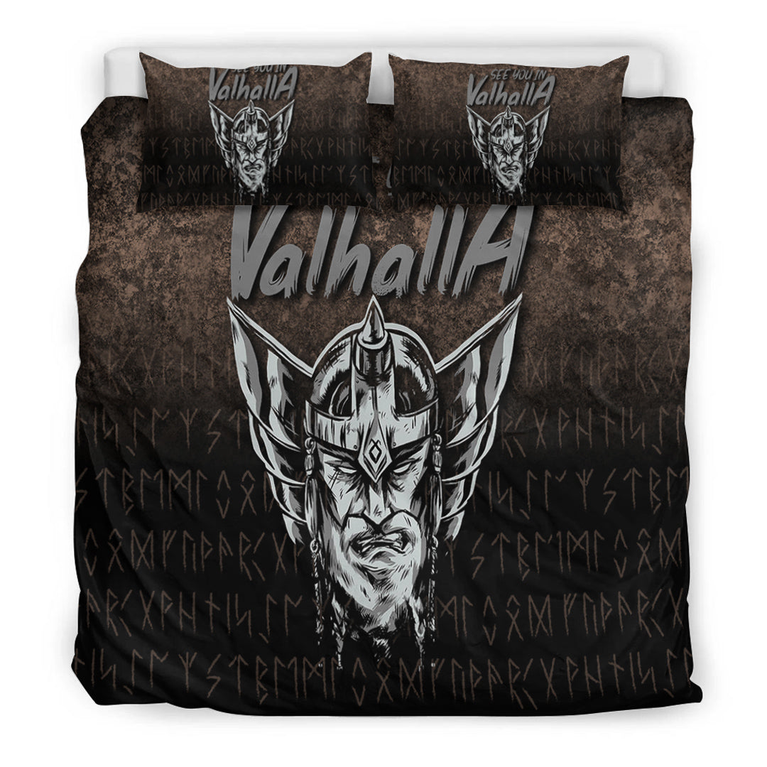 Viking Bedding Set See You In Valhalla Ver02