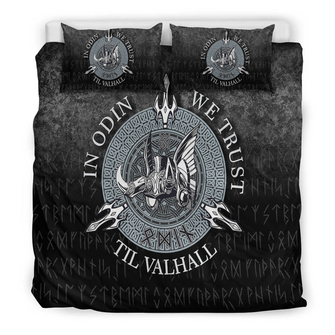 Viking Bedding Set In Odin We Trust