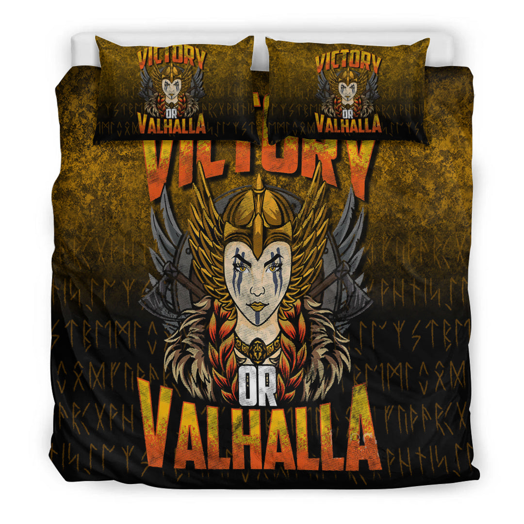 Viking Bedding Set Victory or Valhalla