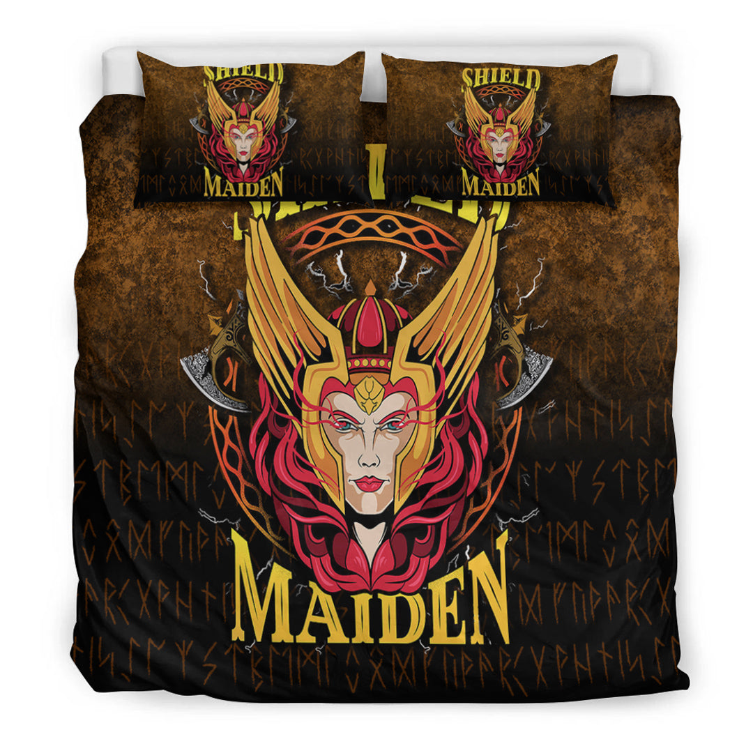 Viking Bedding Set Shield Maiden