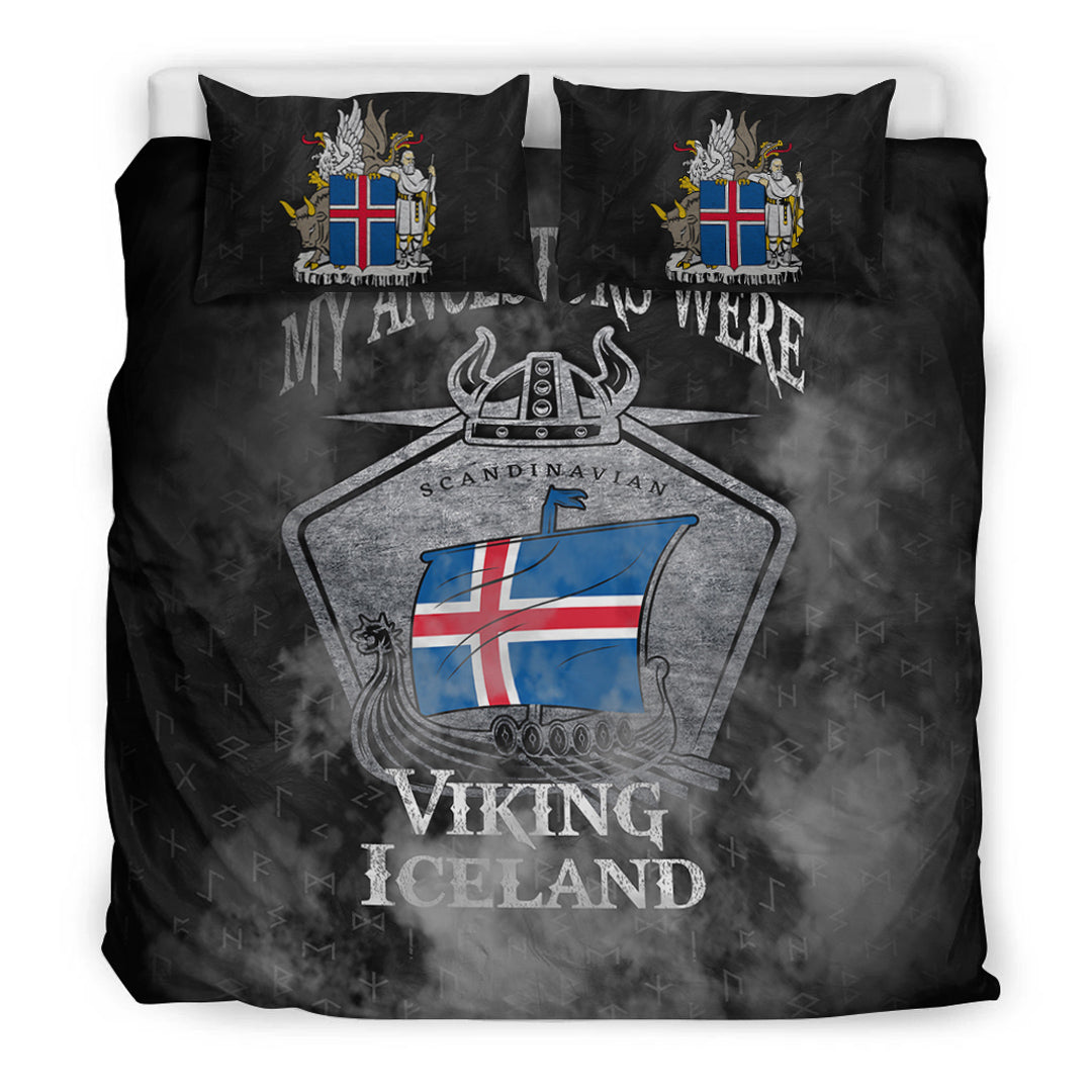 Viking Bedding Set Viking Iceland Drakka Scandinavian