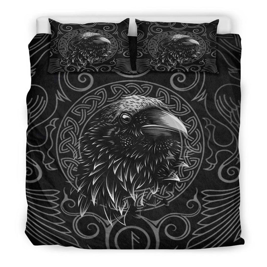 Viking Bedding Set Raven Celtic Style