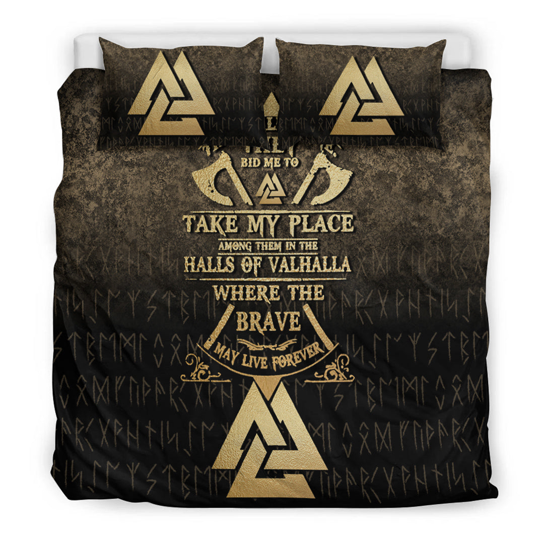 Viking Bedding Set Vikings Hall of Valhalla