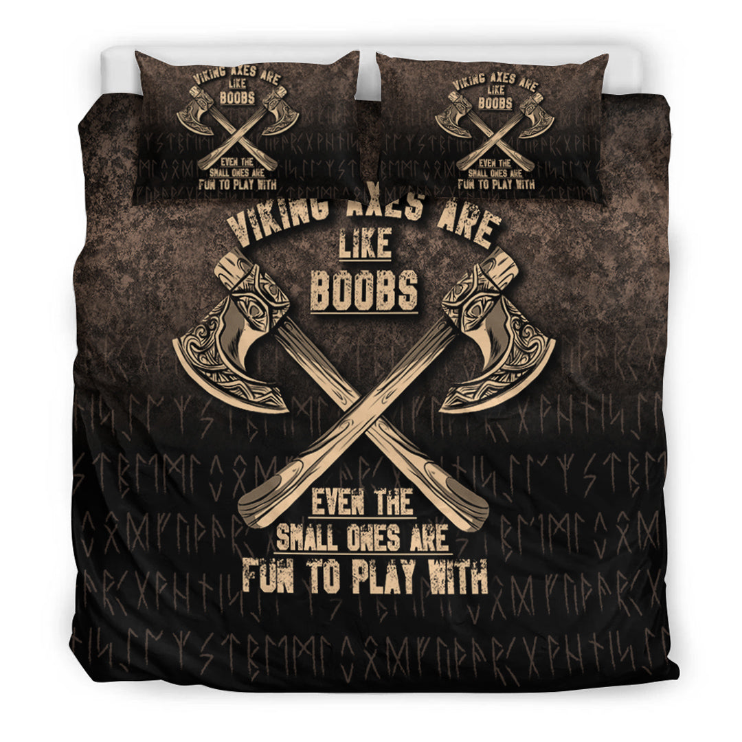 Viking Bedding Set Viking Axes Are Like Boobs