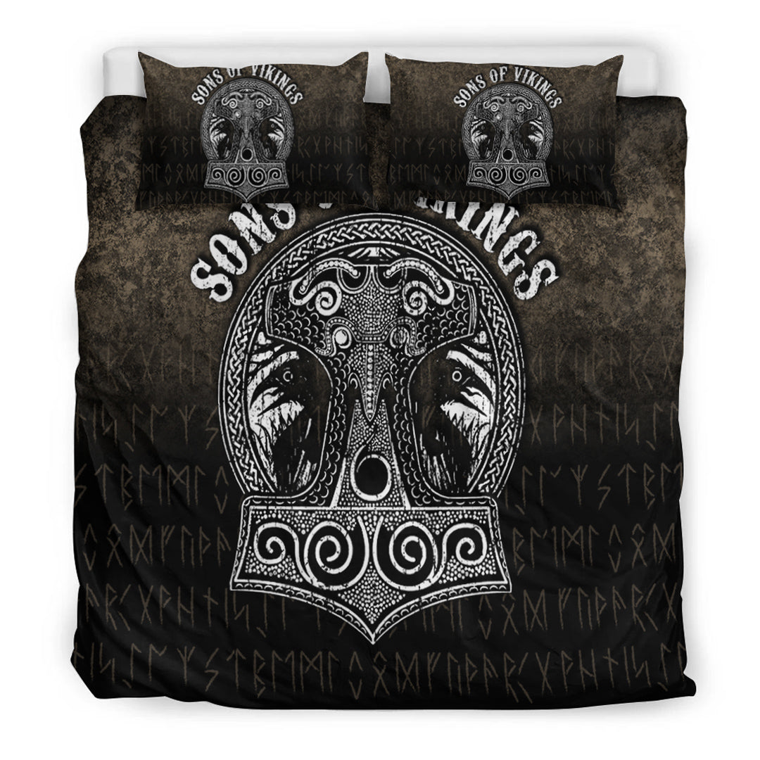 Viking Bedding Set Son Of Viking Mjolnir