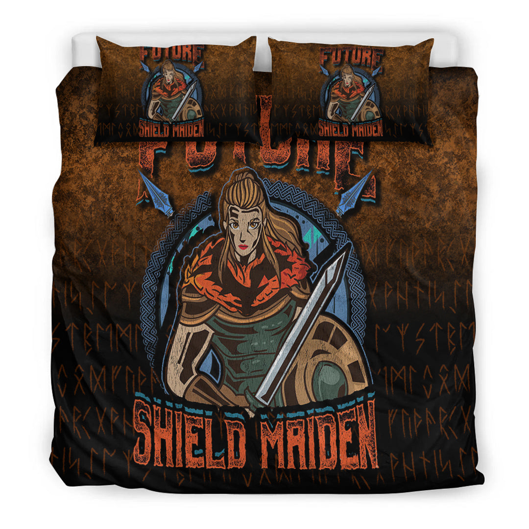 Viking Bedding Set Future ShieldMaiden Ver02