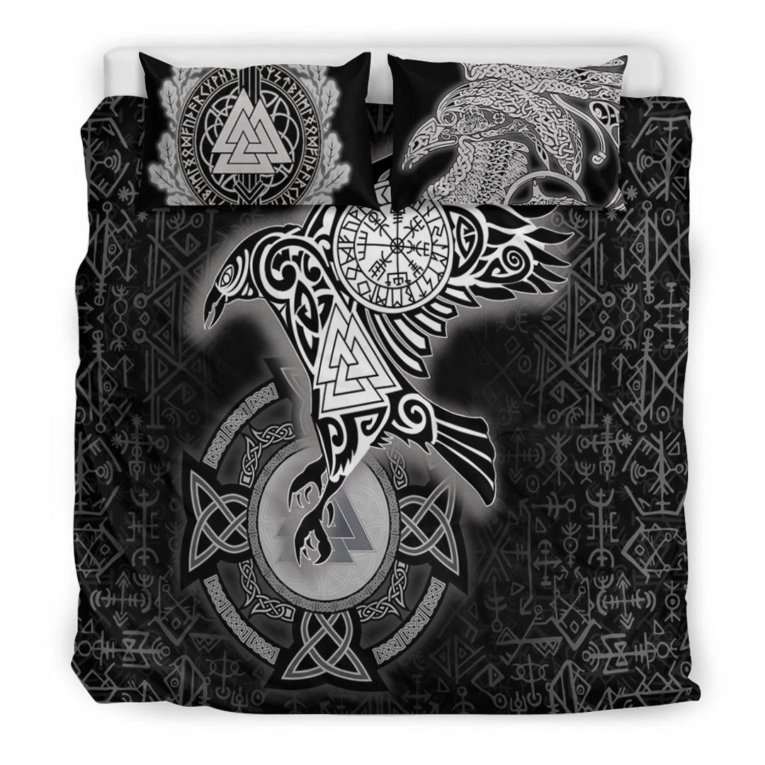 Viking Bedding Set Celtic Raven