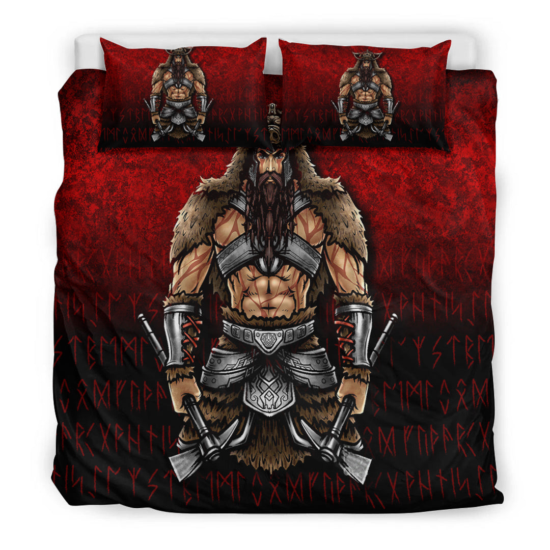 Viking Bedding Set Berserker Viking Warrior Valhalla