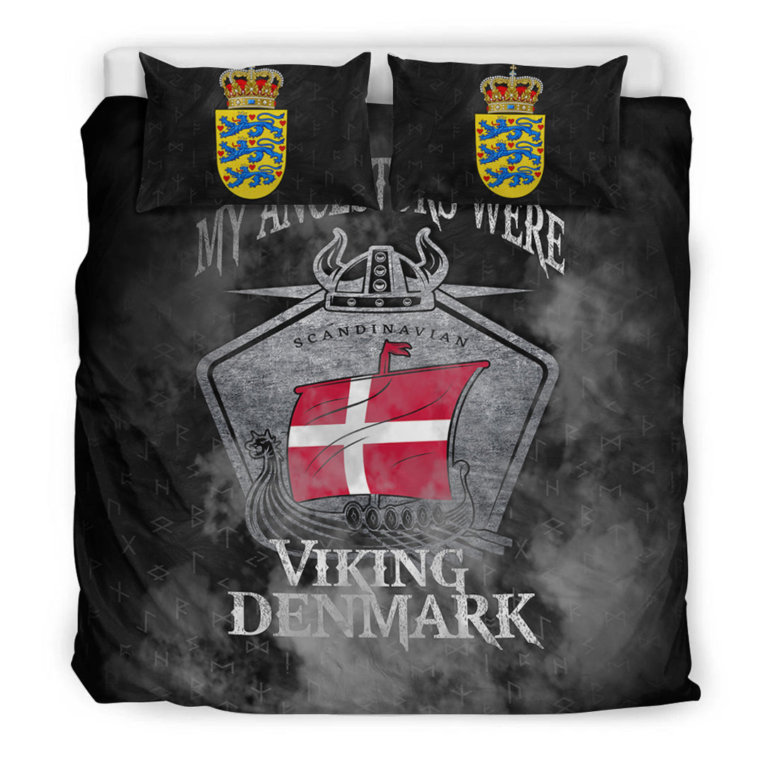 Viking Bedding Set Viking Denmark Drakka Scandinavian