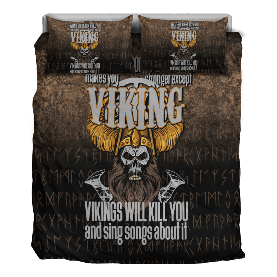 Viking Bedding Set Vikings Will Kill You