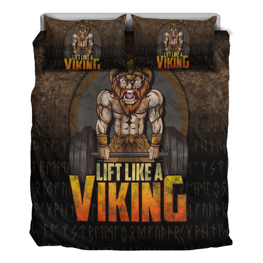 Viking Bedding Set Lift Like A Viking