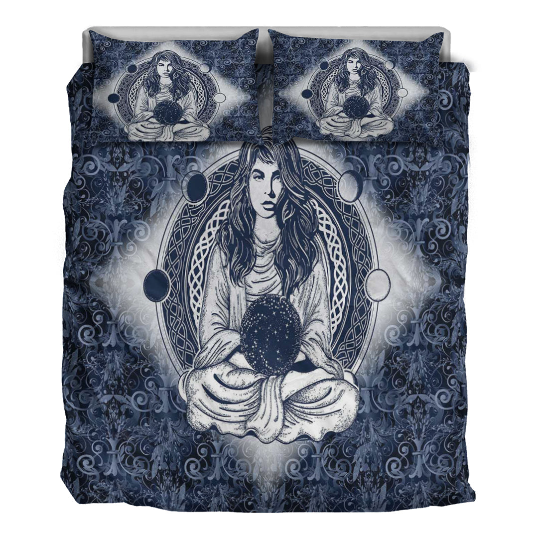 Viking Bedding Set Wicca Sorceress Celtic Tattoo