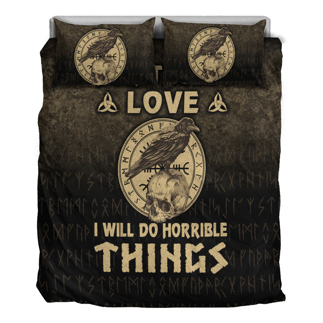 Viking Bedding Set Hail Odin