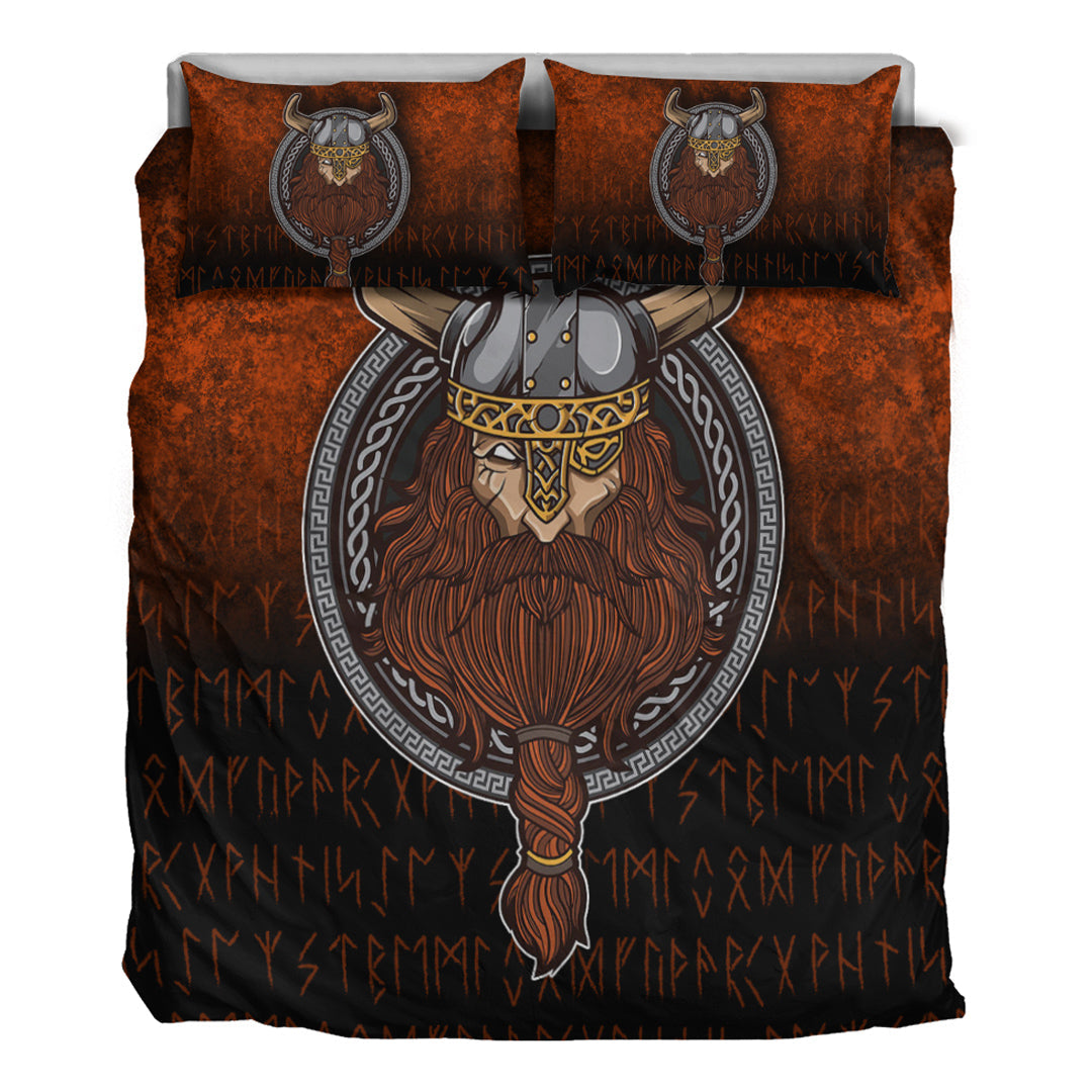 Viking Bedding Set Viking Warrior Odin Valhalla