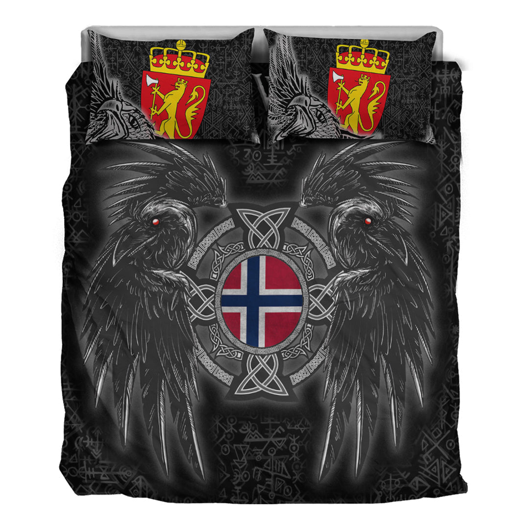 Viking Bedding Set Norway Viking Raven