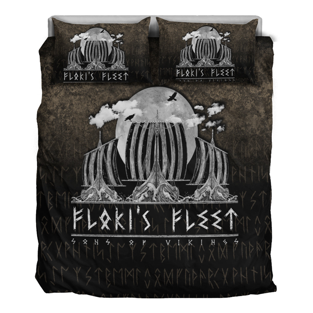 Viking Bedding Set Floki's Fleet