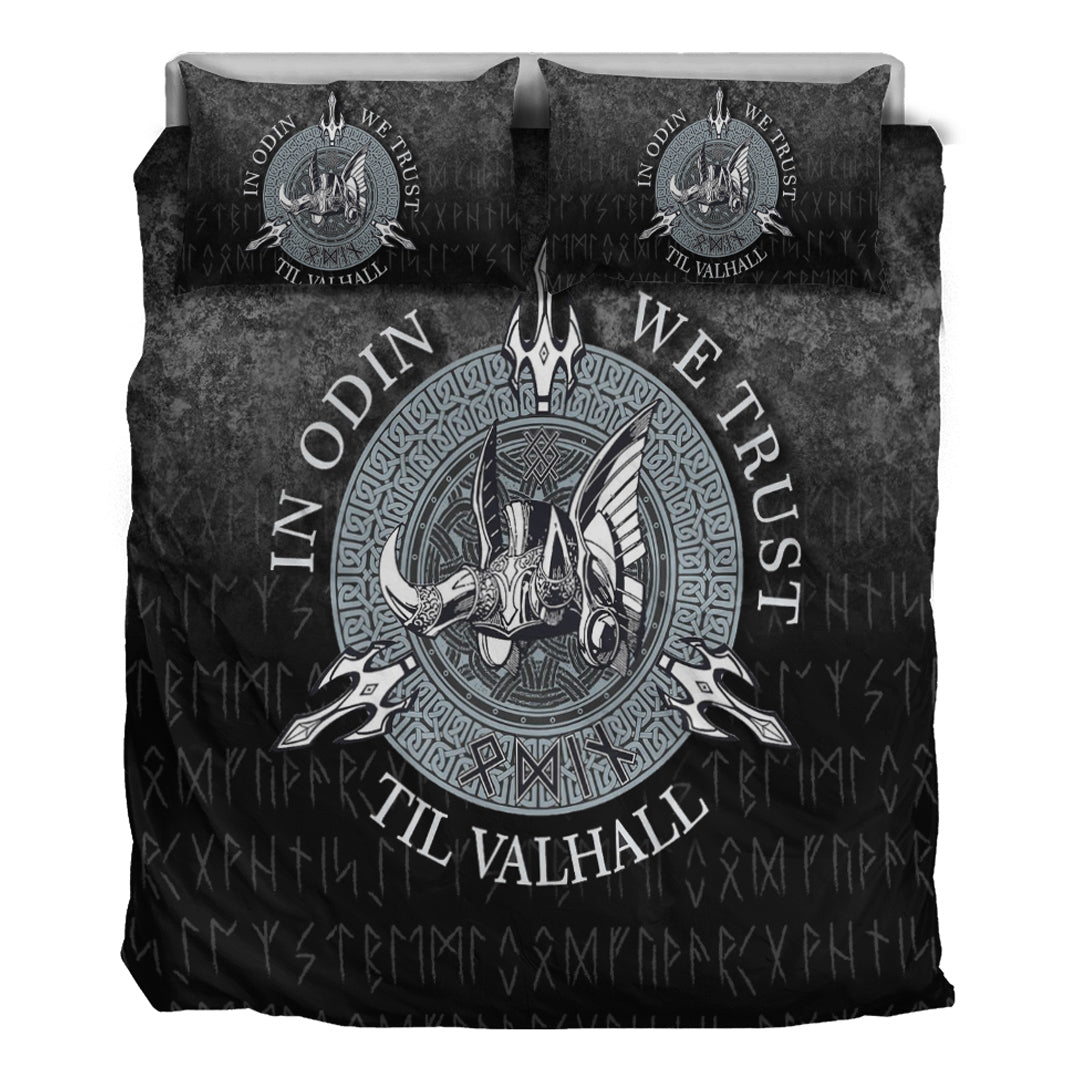 Viking Bedding Set In Odin We Trust