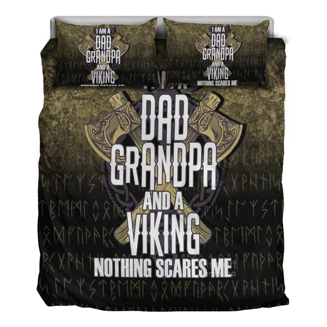 Viking Bedding Set Dad Viking Fathers Day Warrior