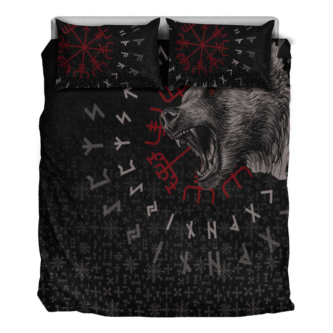 Viking Bedding Set Berserler Viking Bear