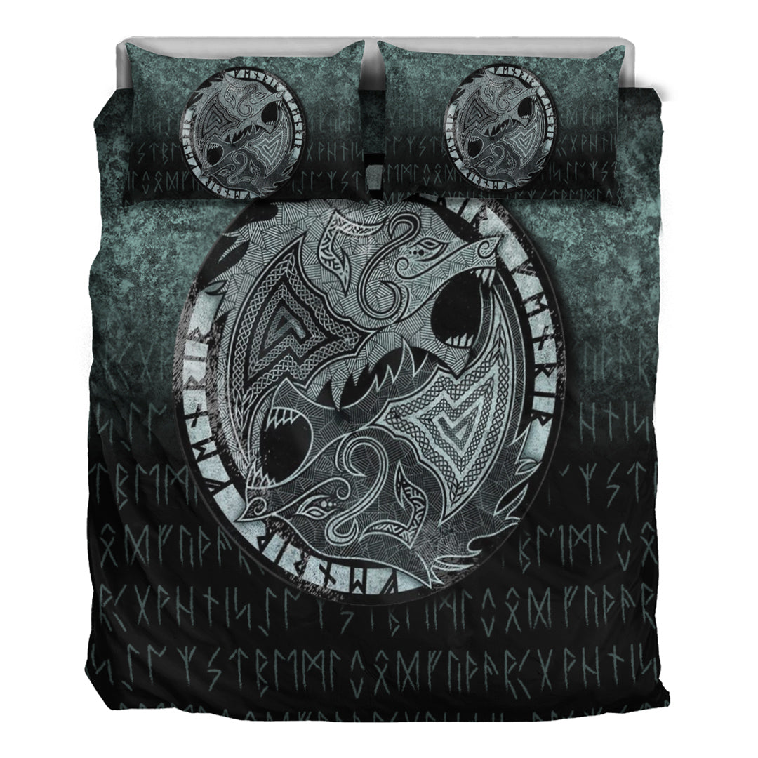 Viking Bedding Set Fenrir the Wolf