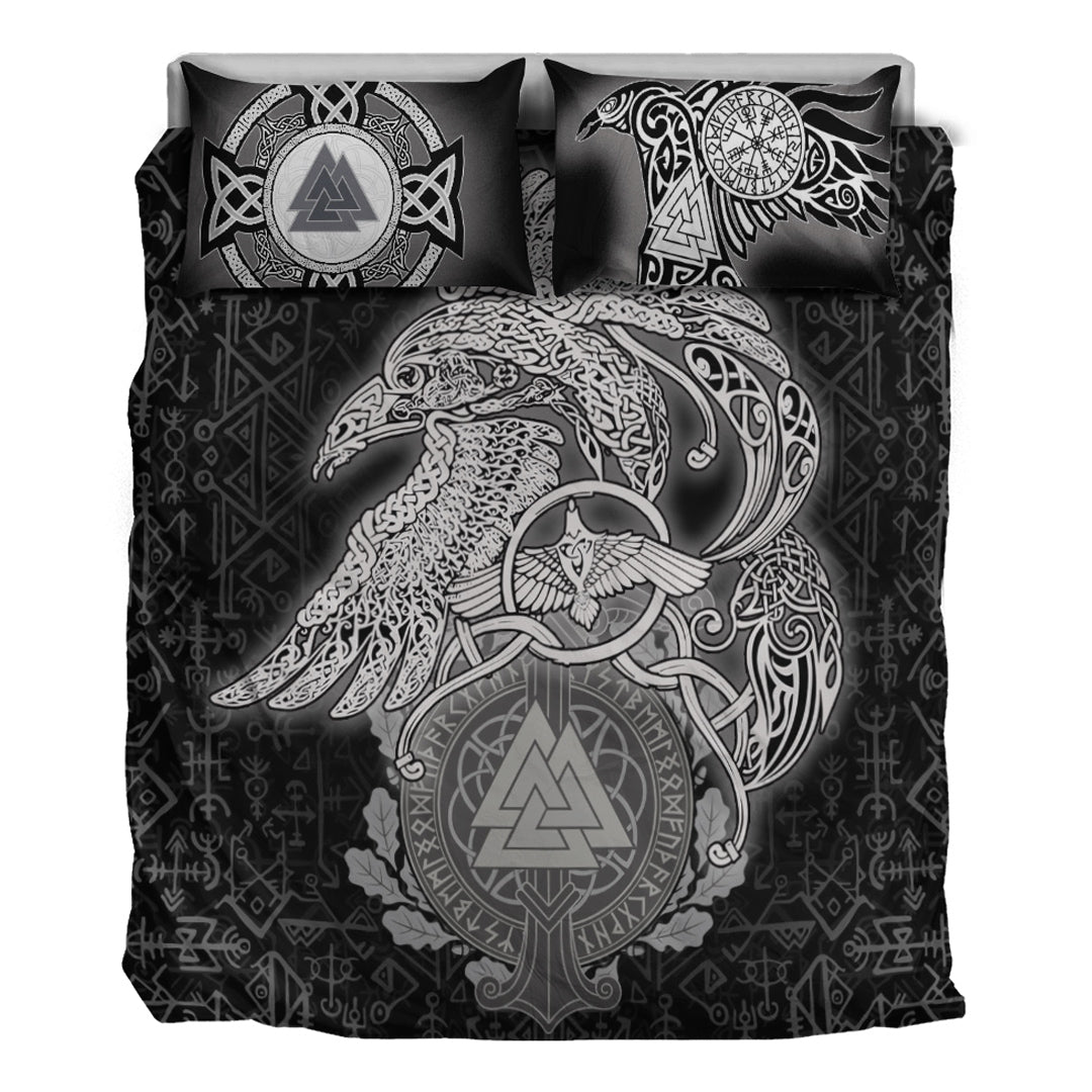 Viking Bedding Set Raven Celtic