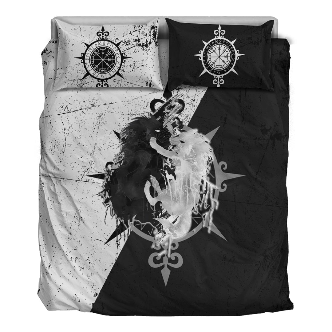 Viking Bedding Set Skoll and Hati Fighter HS