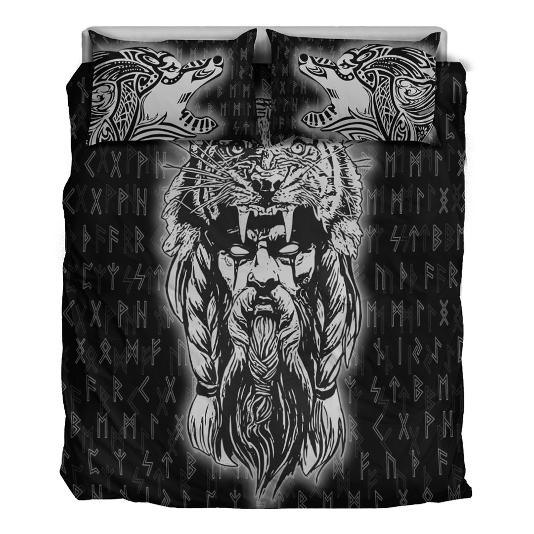 Viking Bedding Set Wolf Odin Viking Set