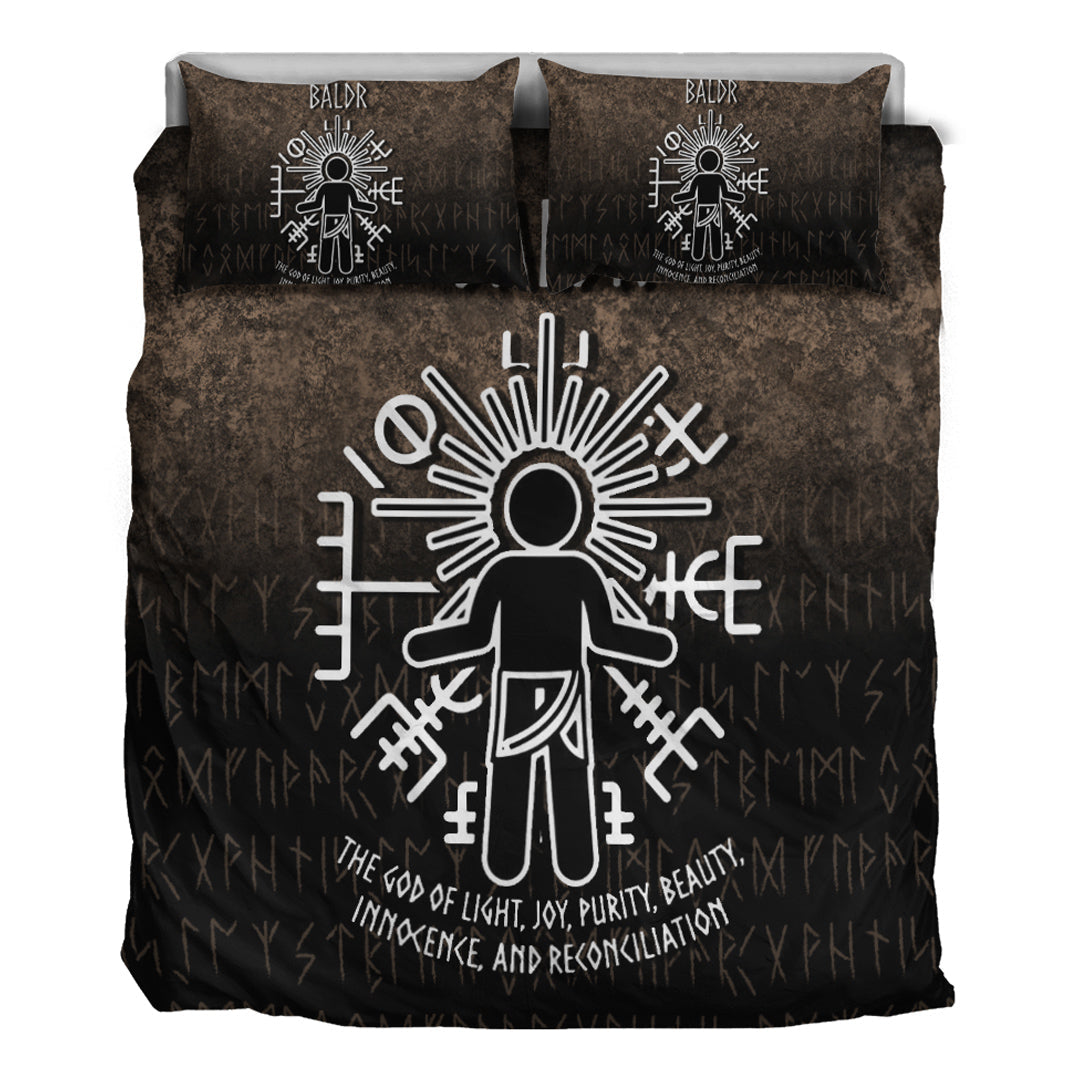 Viking Bedding Set Baldr God