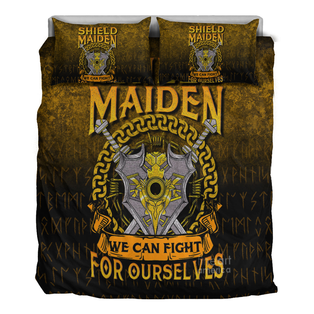 Viking Bedding Set Shield Maiden We Can Fight For Ourselves