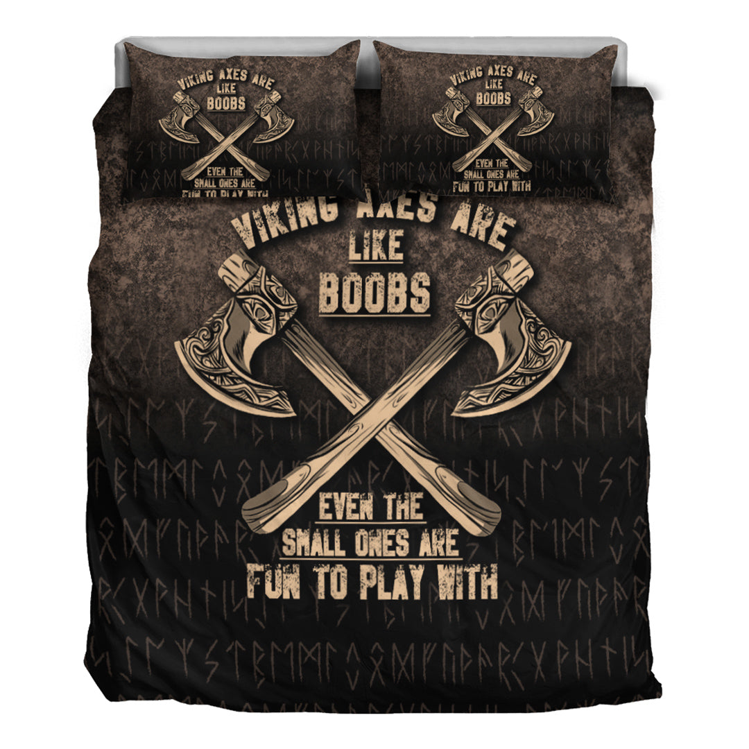 Viking Bedding Set Viking Axes Are Like Boobs