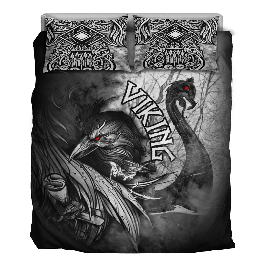 Viking Bedding Set Raven And Darkka