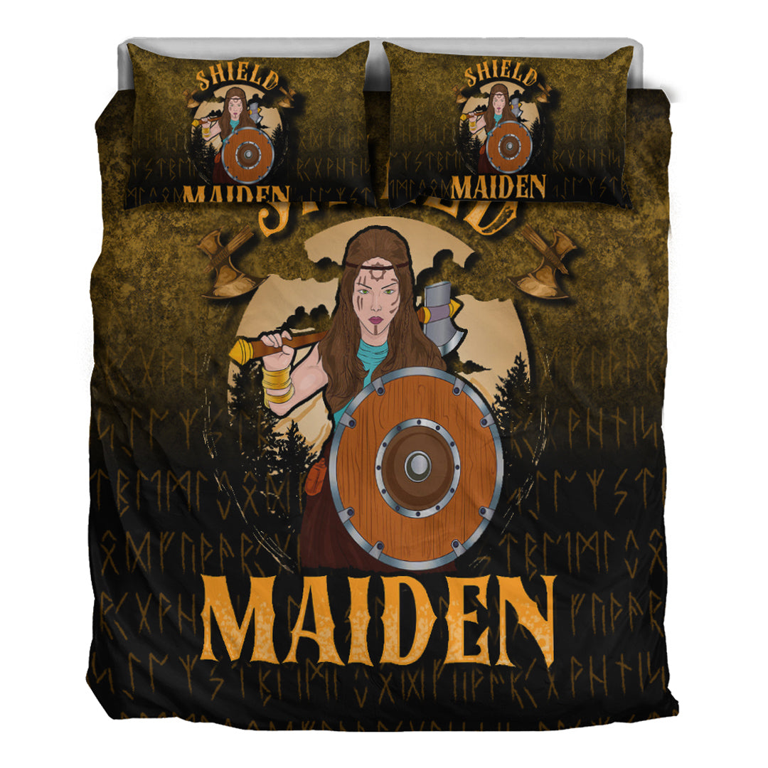 Viking Bedding Set ShieldMaiden Ver01