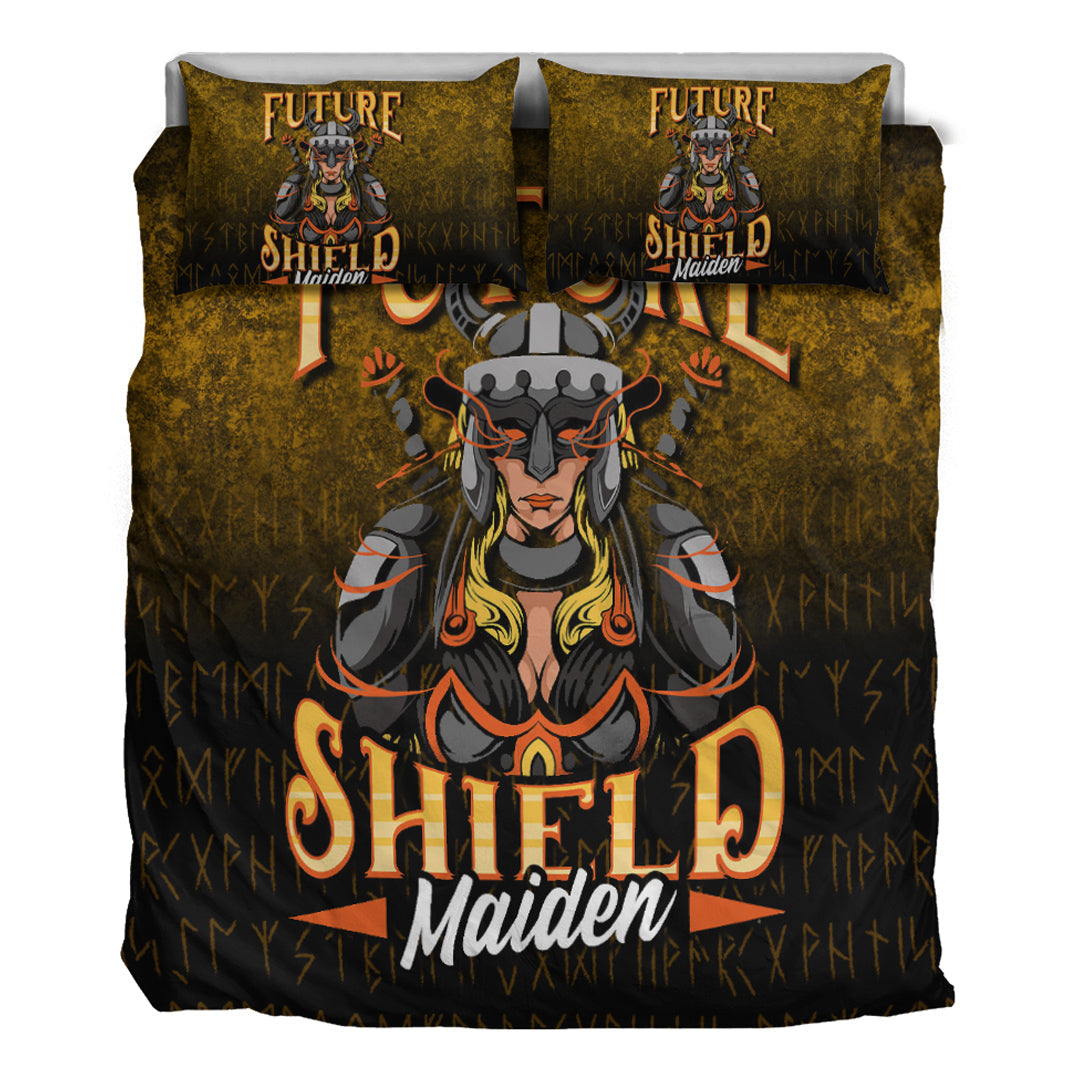 Viking Bedding Set Future Shield Maiden