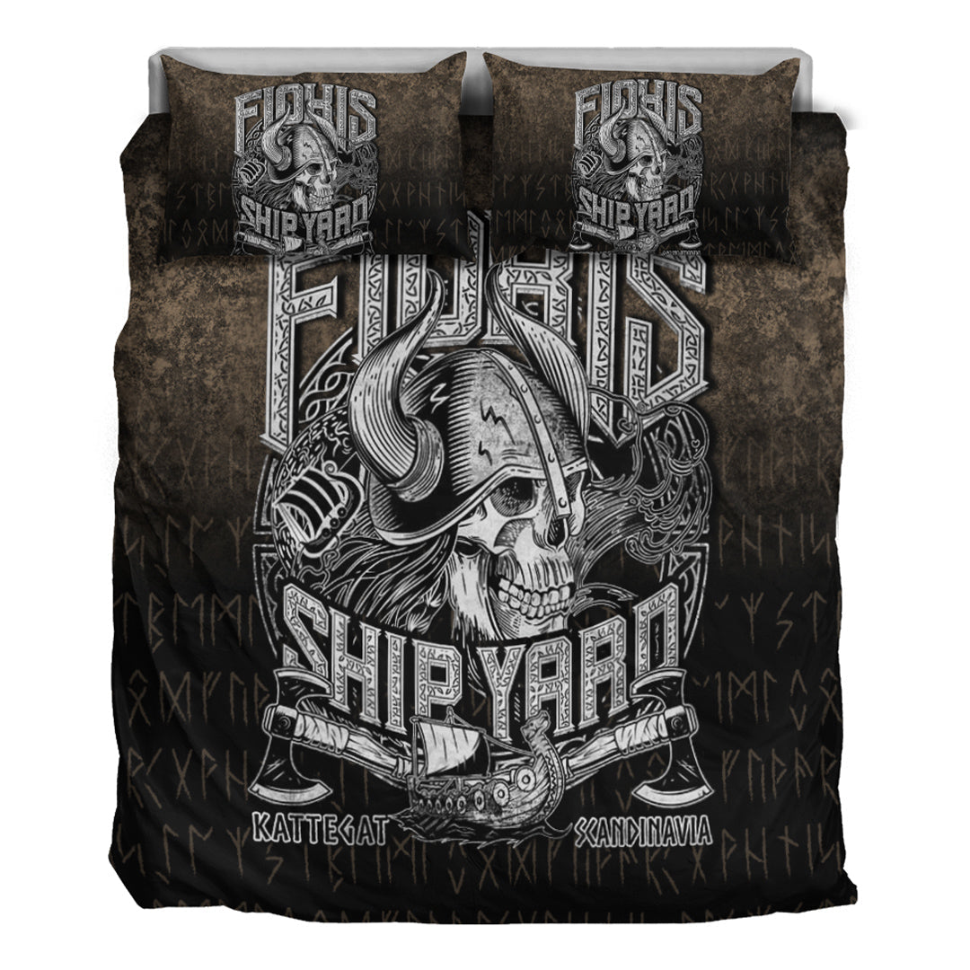 Viking Bedding Set Flokis Ship Yard