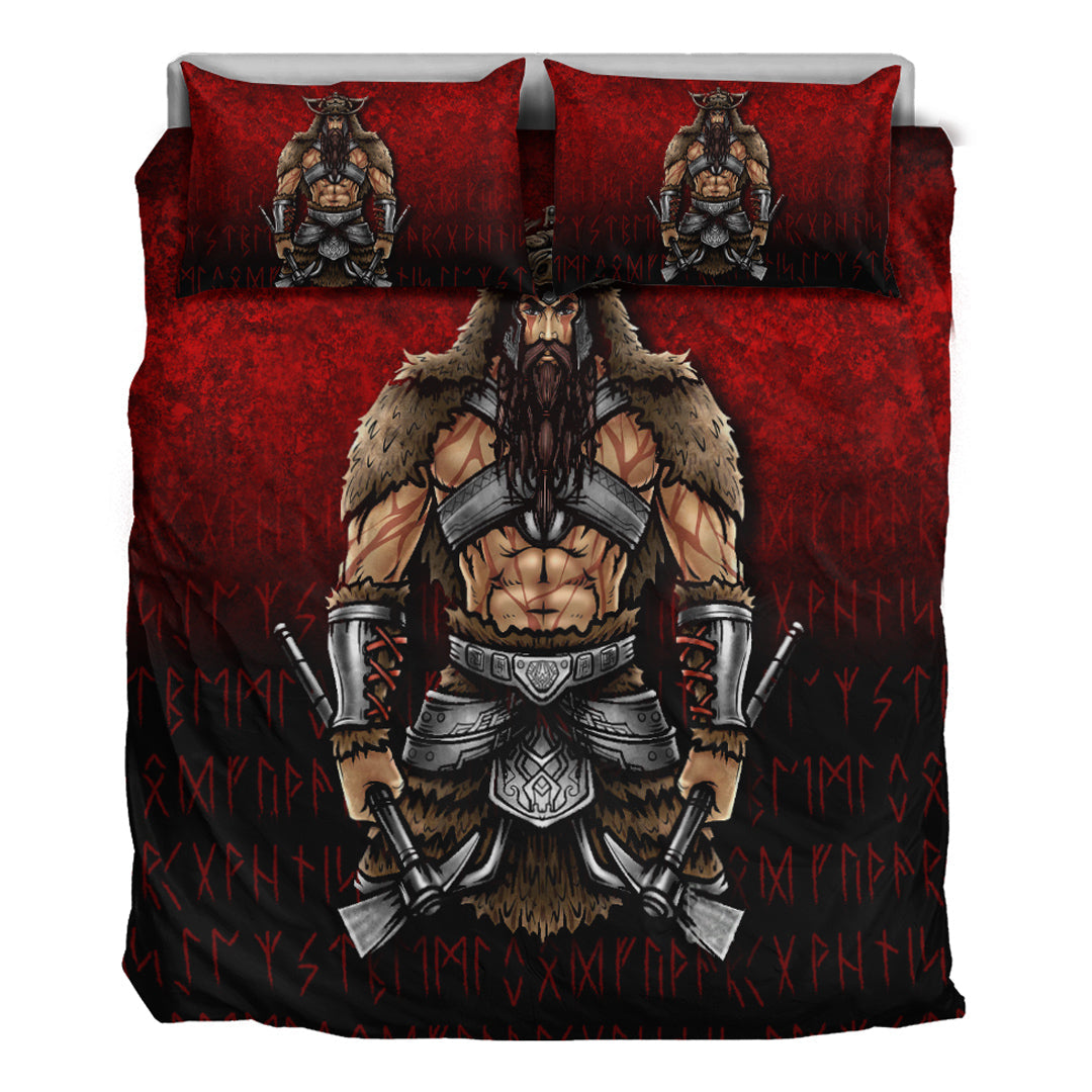 Viking Bedding Set Berserker Viking Warrior Valhalla