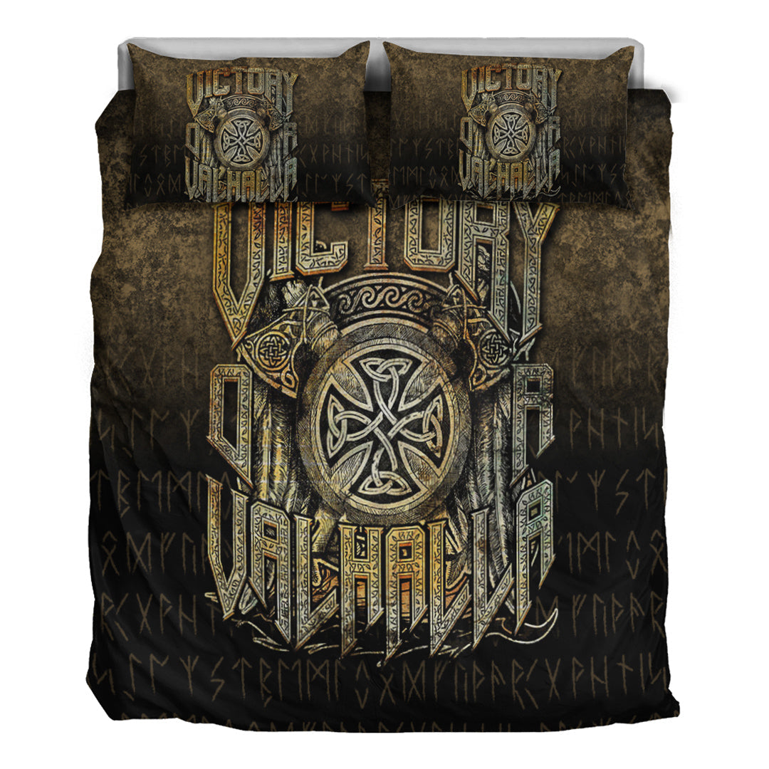 Viking Bedding Set Victory or Valhalla Ver02