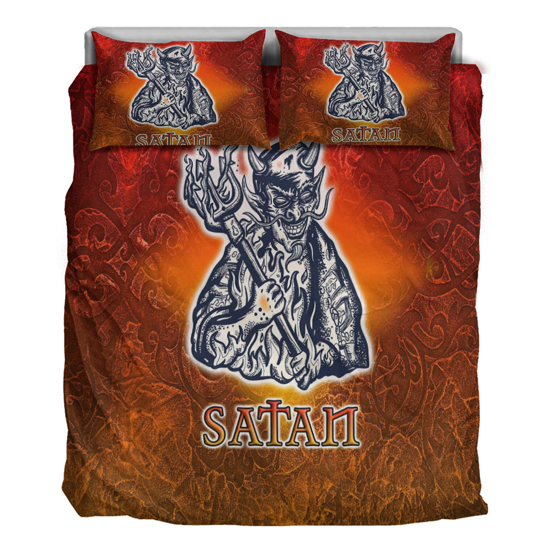 Viking Bedding Set Satan Celtic